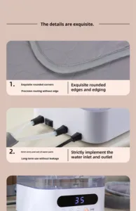 <span class=keywords><strong>Manta</strong></span> Térmica Eléctrica Portátil Lavable con Control de Temperatura y Circulación de Agua, 220V, para Uso en Hogar, Hospital y Hotel, Cuatro Estaciones - Product Image 5