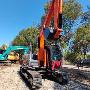 Excavatrice sur chenilles d'occasion Hitachi 120 12 tonnes d'occasion, modèle ZX120 130 160 200 210 240 270, matériel de construction - Product Image 4