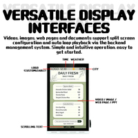Pantalla Digital de Menú Android de 15.6 Pulgadas para Mesa, Reproductor de Señalización LCD HD 1080P para Reproducción de Videos Promocionales de Menús en Restaurantes de Comida Rápida