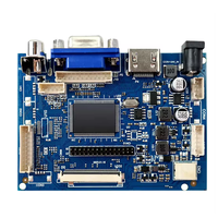 Tableros LCD y accesorios con placa de Controlador Universal, control de pantalla industrial VGA/1/LVDS/EDP/MIPI TTL, 1/2