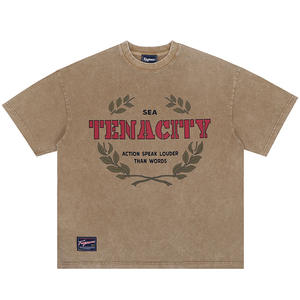 เสื้อยืดแบบสวมหัวคอกลมผ้าคอตตอนขนาดใหญ่สำหรับ100% เสื้อยืดแบบลำลองพิมพ์โลโก้ได้ตามต้องการ - Product Image 1