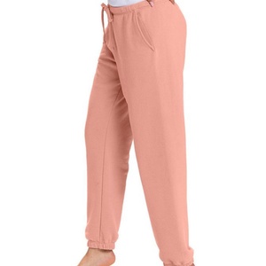 Pantalon de jogging unisexe en molleton bouclette de polyester épais et respirant 500 GSM, brodé, uni, avec cordon de serrage, personnalisable - Product Image 4