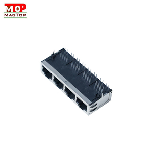 Conector de Cable RJ45 Multipuerto 10/100 Base TX <span class=keywords><strong>2x1</strong></span> para Aplicaciones de Red Ethernet en Computadoras - Product Image 1