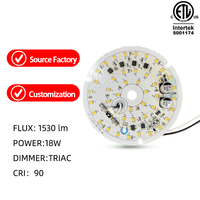 Standard ou personnalisé 120V AC rond 100mm Module LED haute puissance 18W ETL répertorié