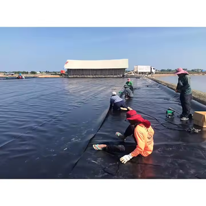 Géomembrane HDPE UV 1mm 2mm pour décharges, tunnels de métro, garages souterrains, aéroports, voies ferrées à <span class=keywords><strong>grande</strong></span> vitesse, autoroutes, sous-drainages et travaux de terrassement - Product Image 4