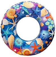 Bouée de piscine gonflable géante avec logo personnalisé, motif étoile de mer, tube flottant robuste pour l'eau