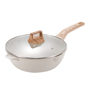 Ensemble de casseroles et poêles antiadhésives de cuisine 4 pièces Ensemble d'ustensiles de cuisine en aluminium antiadhésif avec revêtement en céramique Casseroles et poêles à frire - Product Image 1