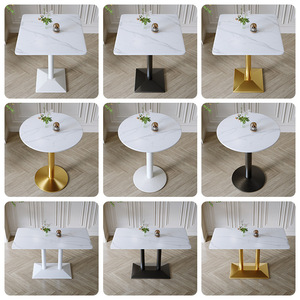 Juego de Sillas y Mesa de Comedor de PVC, Diseño Moderno y Simple, Mesa Cuadrada Multifuncional para Tienda de Té con Leche, Comedor Escolar, Restaurante - Product Image 2