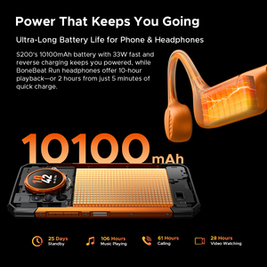 DOOGEE S200 E / Edición VIP, Octa Core Dimensity 7050, Pantalla de 6.72 Pulgadas + Pantalla Pequeña de 1.32 Pulgadas, 8+256G, 10100mAh, Teléfono Resistente con Triple Protección Android - Product Image 5