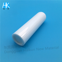 Composant microstructurel blanc isolant en ZrO2, tige bombée de précision usinée CNC en céramique de zircone, pour alignement précis