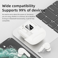 Auriculares TWS Dobles con Batería de Larga Duración, Dos Pares y Pantalla Digital DX16, Auriculares para Juegos