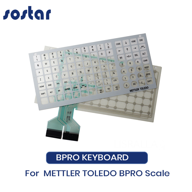 Brand New BPro English Version Keyboard and Internal Circuitry for Mettler Toledo Bpro Label Scale Keypad Wholesale Scale Parts