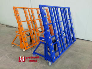 핫세일 만능 360도 회전 운반 카트 철제 작업대 슬래브 4륜 플랫폼 팔레트 랙킹 산업용 이동식 - Product Image 5