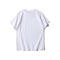 Logo personnalisé pour hommes, style décontracté d'été, coupe normale, blanc 100% polyester, séchage rapide, respirant, sérigraphie, t-shirts en tricot