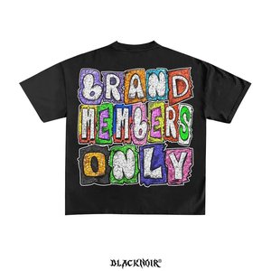 T-shirt à manches courtes pour homme BRANDNAME, style streetwear, avec motif imprimé photo, col rond, coupe classique - Product Image 5