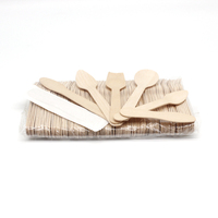 Cuillère en bambou jetable miniature personnalisée, 100% biologique, biodégradable, outils pour yaourt et crème glacée, caractéristique durable