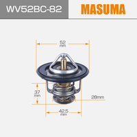 Système de refroidissement automobile MASUMA WV52BC-82, thermostat 19301-P07-306 19301-P07-316 19301-PHM-305 pour HONDA AIRWAVE