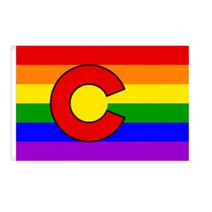 Bendera kebanggaan Gay kustom dalam jumlah besar 90x150cm gay Pride bandera lgbt poliester 3x5 Koleksi simagine feminisme pelangi bendera perdamaian
