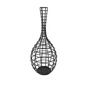 Handmade Modern Wedding Decoration Accessories <b>Flower</b> Vase High Quality Aluminium <b>Wire</b> Amson Brass Cheap Best Price - Product Image 1