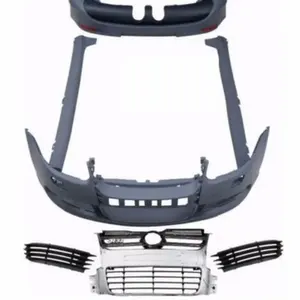 Body Kit Front Rear Bumper Grill Side Skirt Assembly for Volkswagen vw Golf 5 Modified R32 Style Fog Lamp Frame Car Accessories