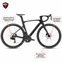 Vélo de route Tornado - Troisième génération, moyeu de roue en fibre de carbone ET, transmission radio, 24 vitesses, frein à disque hydraulique, charge maximale 160 kg