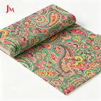 Tissu popeline 100% coton imprimé floral haute définition, 85 GSM, textile tissé léger pour vêtements