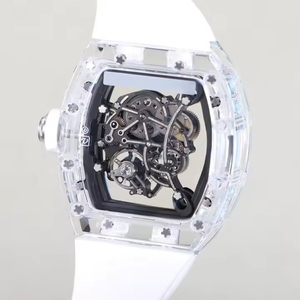 2026 Bestselling Tonneau Sapphire Crystal 055 Men's Automatic Mechanical <b>Watch</b>, Designer Stylish Hollow Skeleton <b>Watch</b> - Product Image 5