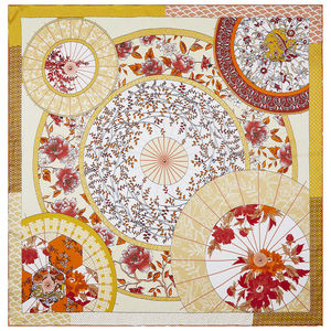 Écharpes personnalisées avec un motif imprimé personnalisé pour femmes, <span class=keywords><strong>foulard</strong></span> en <span class=keywords><strong>soie</strong></span> imprimé à grande taille, <span class=keywords><strong>foulard</strong></span> en <span class=keywords><strong>soie</strong></span> de style japonais de la Chine pour femmes - Product Image 2