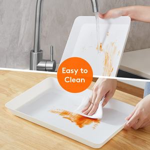 Plateau en plastique <span class=keywords><strong>pour</strong></span> aliments, plateau de séchage en plastique, pas cher, épaissi, <span class=keywords><strong>pour</strong></span> la restauration, entrepôt américain, 15 x 10 pouces - Product Image 5