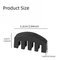 Rubber Practice Violin Silencer Mute for Acoustic Guitar and Violin (4/4 3/4 1/2 1/4) for Violin
