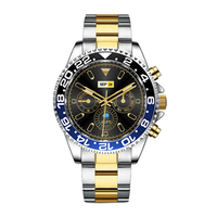 Moda Lujo Bt Llamando Hombres Metal Smartwatch Acero inoxidable Pantalla redonda Aw12 Reloj inteligente