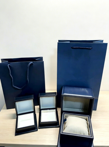 Luxury Leatherette <b>Watch</b> Box <b>Set</b> with Faux Suede Lining and Snap Closure Rectangle Shape Protective Packaging for Single <b>Watch</b> - Product Image 6