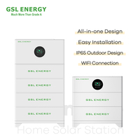 GSL ENERGY Heimenergiespeicher-Wechselrichter All-in-One 20kW LiFePO4 Lithium-Batterie Solarstromgenerator Heimenergiespeichersystem
