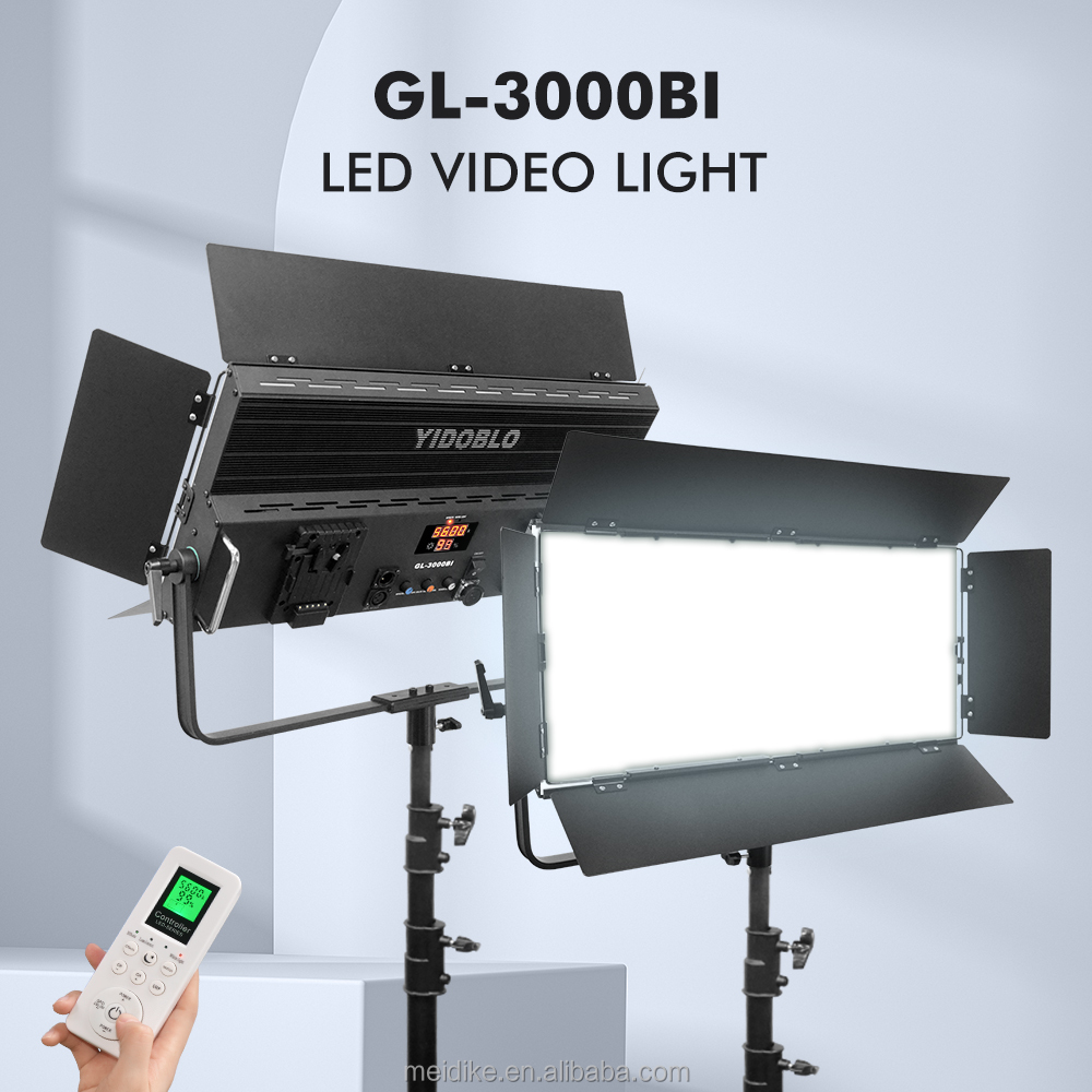 yidoblo GL-3000bi 300W bi color 3200k-5600k film shooting light 300w soft light photographic light