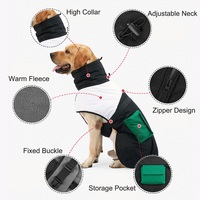 Vêtements d'hiver chauds pour grands chiens, veste manteau imperméable pour chiens de compagnie, tenues bouledogue français, greyhund Doberman