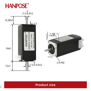 Hanpose Nema8 Dual-axis stappenmotor 20HS24/34/40/50-SZ 0.8A 0.04N.<span class=keywords><strong>m</strong></span> Lineaire motoren Extern voor schoonheid apparatuur Mini motor - Product Image 3