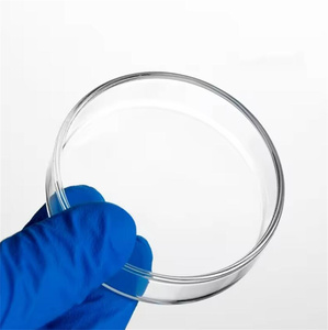 LIQUN Boîte de culture cellulaire en verre borosilicate autoclavable 90mm 100mm 120mm Boîte de Pétri en verre avec couvercles - Product Image 6