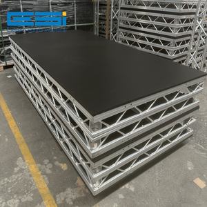 Lite Deck Portable Square Stage Made of Durable Aluminium Alloy and Plywood TUV Certified - Product Image 2
