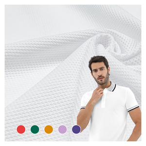 Tissus en polyester uni tricoté à œillets pour vêtements <span class=keywords><strong>de</strong></span> sport pour hommes, tissu Birdeye 100 % polyester à vendre - Product Image 1
