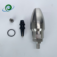 Buse turbo rotative haute pression en acier inoxydable CS 500bar 7350psi Buse de pulvérisation pour laveuse à jet
