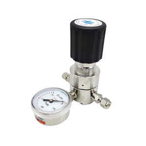Regulador de Gas de Una Etapa con Entrada Manual y 2 Salidas, Conexión Roscada, Certificado ISO - Product Image 4