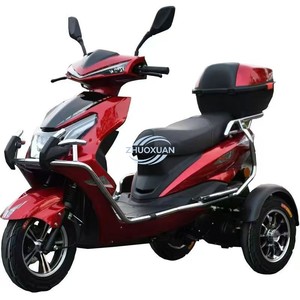 Tricycle électrique tout-en-un |   Tricycle à batterie pour le transport scolaire, les balades de loisirs et le transport de marchandises légères - Product Image 4