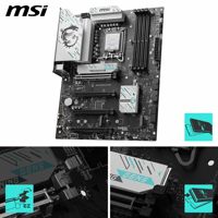 Carte mère PC de bureau MSI B860 GAMING PLUS WIFI LGA1851 DDR5 8600MHZ(OC) 3xM.2 1x TB4 5G LAN WIFI 7 256GB ATX