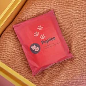 Sac d'expédition en polymailleur écologique rouge personnalisé à vente chaude, à base de plantes, pour t-shirt, colis de livraison, sac polymailleur pour vêtements - Product Image 4