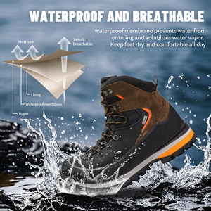 <span class=keywords><strong>Botas</strong></span> de Trabajo para <span class=keywords><strong>Hombre</strong></span> Hanagal, Fabricación OEM/ODM, Personalizadas, para Exteriores, de Moda, Rojas, Estilo <span class=keywords><strong>Barefoot</strong></span>, de Caña Baja, en Oferta - Product Image 5