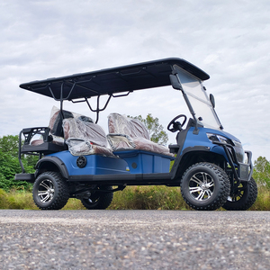 Carrito <span class=keywords><strong>de</strong></span> Golf Eléctrico Todoterreno 4+2, 6 Plazas, Batería <span class=keywords><strong>de</strong></span> Litio Hierro Fosfato, <span class=keywords><strong>Certificado</strong></span> CE, Personalizable, Cumple con las Normas Viales <span class=keywords><strong>de</strong></span> EE. UU. - Product Image 3