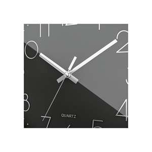 Horloge murale à quartz Mebus Ø 30cm argent noir - Product Image 3