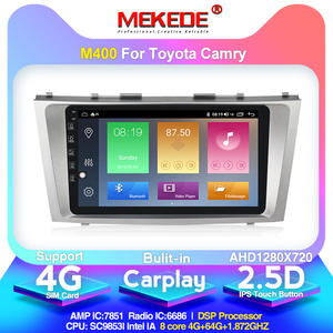 Lecteur DVD et Audio de voiture, avec wi-fi, Navigation GPS, Radio, stéréo pour Toyota Camry 10.0 2007, Android 2011, Quad Core, Mekede M - Product Image 5