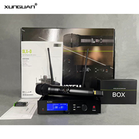 Microphone sans fil professionnel SLXD4 IR UHF, portable/lavalier/conference, avec écran en treillis pour concert/scène/spectacle