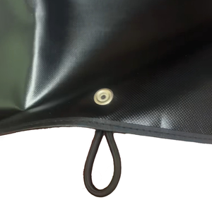 Tapis de Contention Industriel OEM Personnalisé <span class=keywords><strong>pour</strong></span> Zone de Lavage 650-1450gsm en <span class=keywords><strong>Bâche</strong></span> PVC Tissée Robuste Résistante à l'Eau avec Logo - Product Image 2